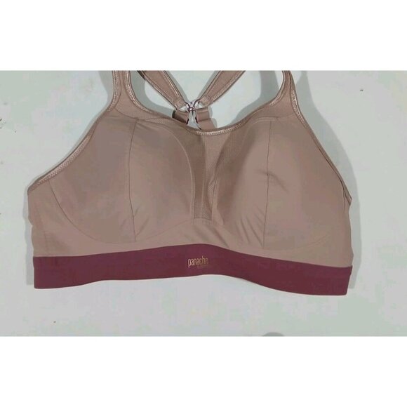 Panache 7341B Boundless Non Wired Sports Bra Size 40D Pink High Impact Racerback - Picture 5 of 8